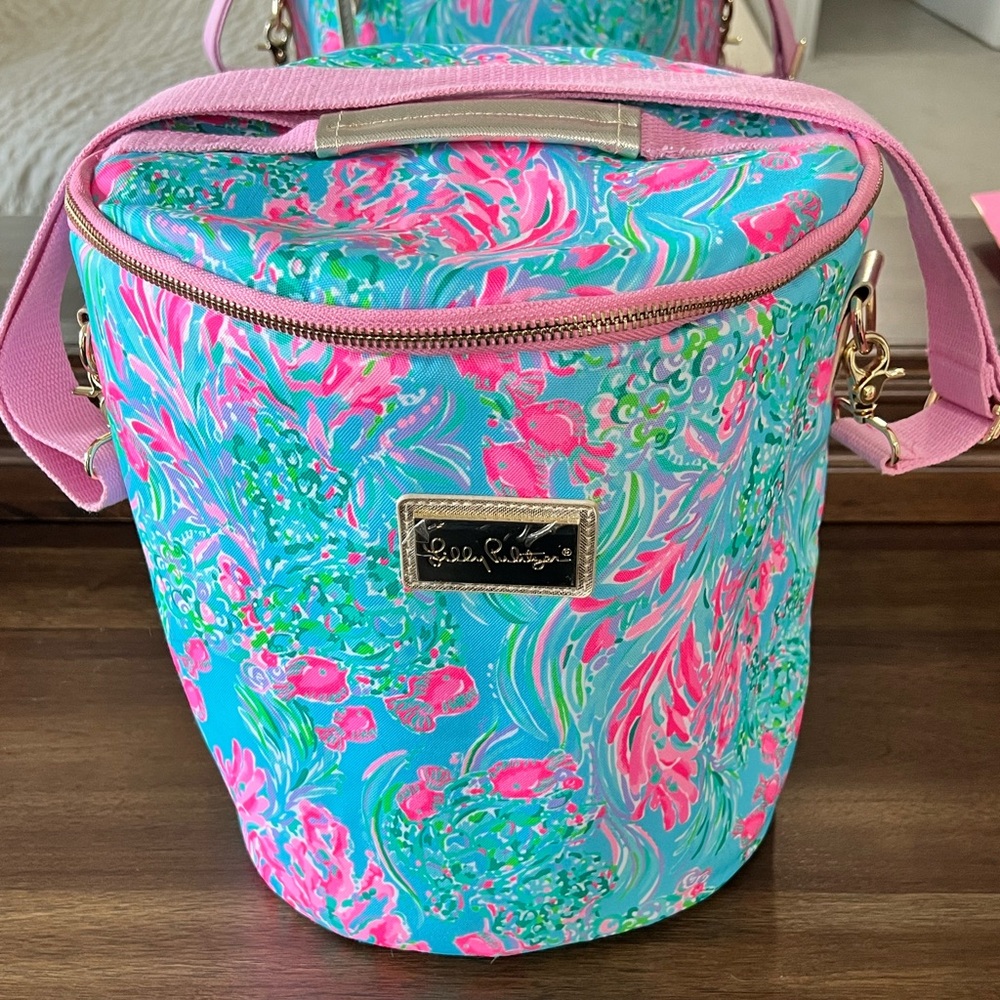Lilly Pulitzer ‘Best Fishes’ Beach Cooler EUC